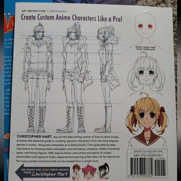 : * Lot of 2 step by step manga  & The Master Guide to Drawing Anime How to Draw - Picture 8 of 11